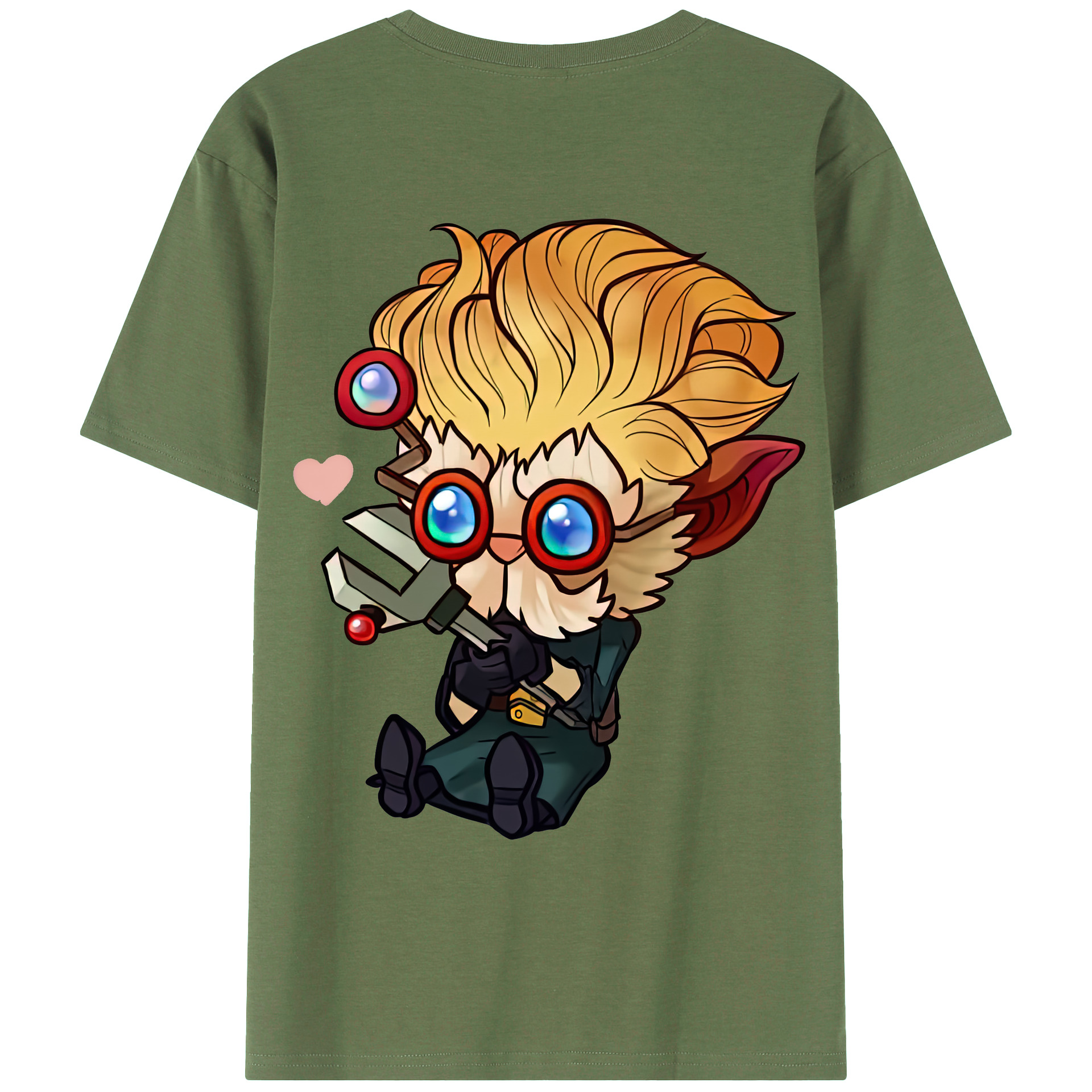 （画像用） リーグ・オブ・レジェンド League of Legends LOL 綿100％ メンズ半袖Tシャツ（バックプリント） 通気性